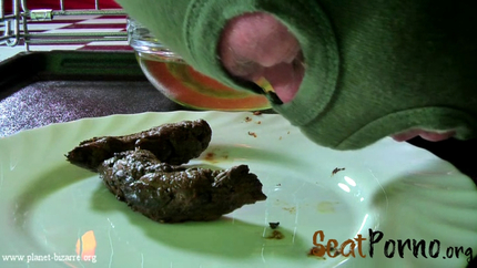 Madame Jeanette - PLBZ – in Shit-eater from cage