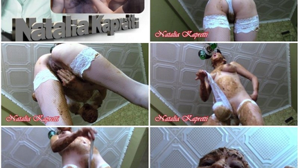 My beautiful slave girl Maya in shitty white underwear