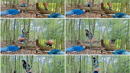 MISTRESS LUCIANA - The Forest Toilet Completely Shitted