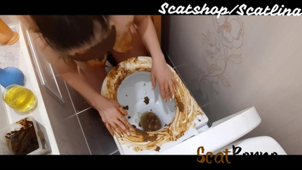 ScatLina - Dirty toilet (part 1)