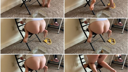 Kazer Poops - Chair into a Glass Bowl. P1