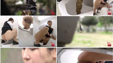 Office ladies pooping in public toilets after lunch break P1