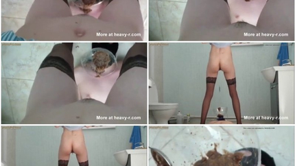 The Look of the Mistress from Above as the Slave Eats Shit. P1