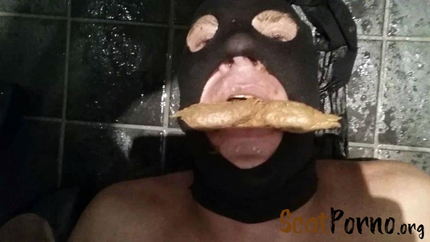 Femdom Humiliation - 2 Young mistresses shit in his mouth