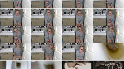 PooGirlSofia - Talking on the toilet whilst shitting
