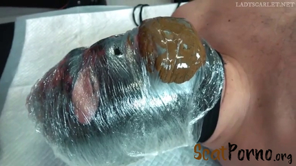 Hot Lady Tapes her Shit to Slave’s Face with Foil P1