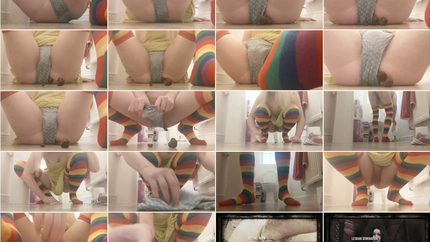 PooGirlSofia - Masturbating in Panty Mess