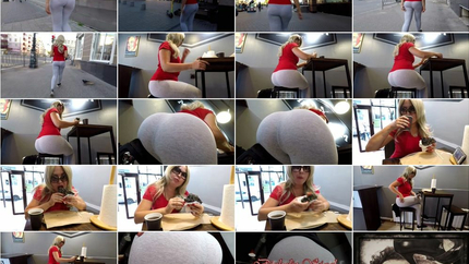 janet - Leggings Pooping In Fast Food Restaurant