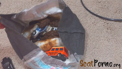 PooGirlSofia - Messy Vintage Toy Car Fetish custom video (Extended Version)