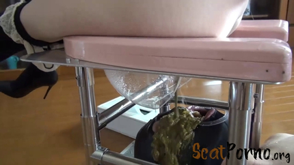 Japanese School girl Shits on her Human Toilet Slave P1