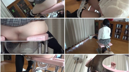 Japanese School girl Shits on her Human Toilet Slave P1