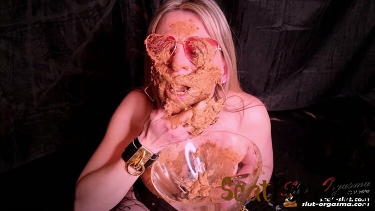 SlutOrgasma - Taking masters shit extreme smearing and swallowing