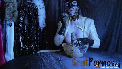 SlutOrgasma - Sloppy shit dildo deepthroat and fucked