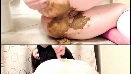 Veronika - Yellow Panty Poo and Smear
