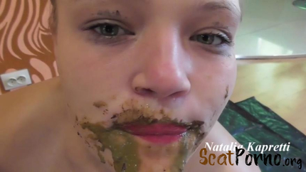 Mistress - Smoking after eated shit and licked toilet bowl