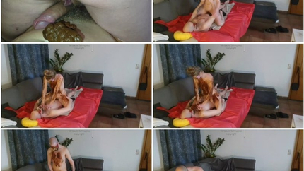 Versauteschnukkis - Scat fuck 22 (cumshot)