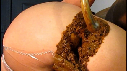 ScatLilSecret - Huge Turd Smash in Plastic Panties