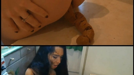 Matildas Kitchen - Bathroom Scat Destruction. Part 1