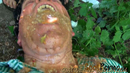 Shit into mouth in the Woods P3