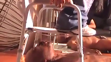 Vintage Video of Mistress Shitting into her Human Toilet P1