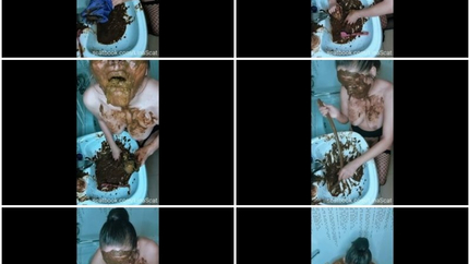 Scat Lina - Scatmania - Shitty Sink Cleaning