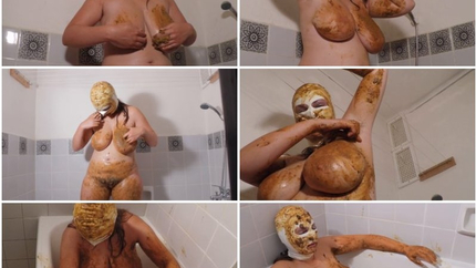 hairyscatcouple - Her first scat smearing and poo tasting