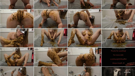 LizzyDirt - taste dirty poop feet after anal fisting