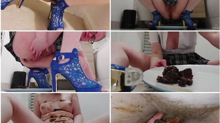 PooGirlSofia - Smearing and shitty fingering in heels