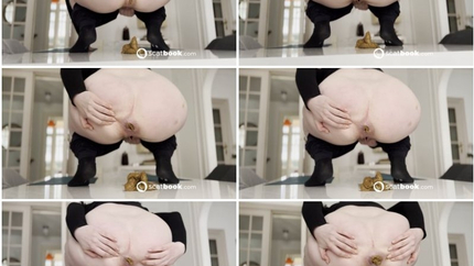 French Girl shit on the dining table. P1