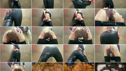 thefartbabes - Shiny Leggings Poop