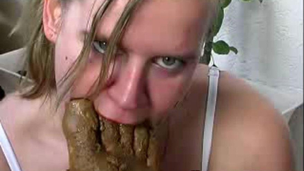 Anastasia - Licking A Scat Foot