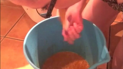 EMETROPHOBIA PUKING IN THE BUCKET.