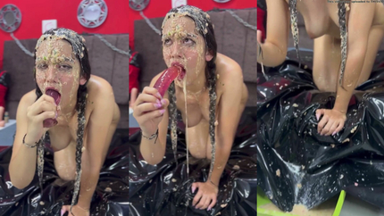 DUMB LATINA WHORE PUKES UNTIL SHE SAYS “I HAVE NO MORE”