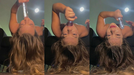 GAGGING DILDO SLOPPY