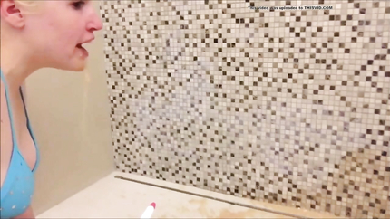 BATHTUB BLONDE LADY VOMITING..