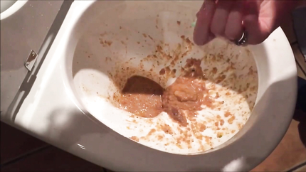 HUGE PURGE OUT THE TOILET..