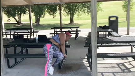 WOMAN THROWS UP AFTER WORKING OUT