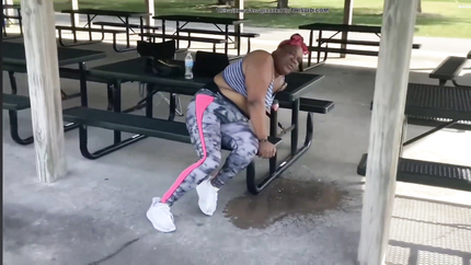 WOMAN THROWS UP AFTER WORKING OUT