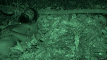 NAKED NAUSEOUS WOMAN VOMITING IN NAKED AND AFRAID