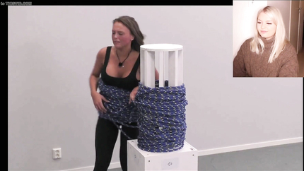 SPUN UNTIL SHE PUKED ON THE FLOOR