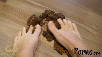 KinkGodess - Milk Enema Scat Smearing