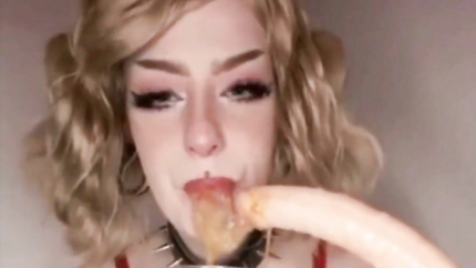 EROTIC LADY VOMITING...