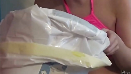 WOMAN DRINKING MILK AND THROW UP AFTER