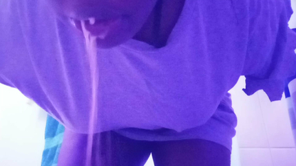 PUKING IN THE TOILET AGAIN