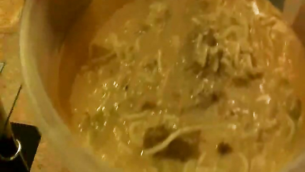 UPCHUCKING NOODLES