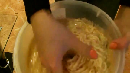 UPCHUCKING NOODLES