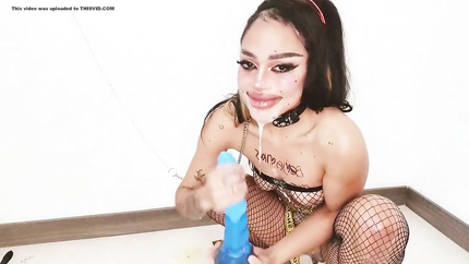 FUCKING HER THROAT AND WATERY PUKE