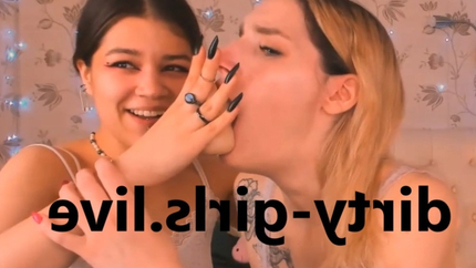 LESBIAN GIRLS PUKE AND PEE IN THE MOUTH