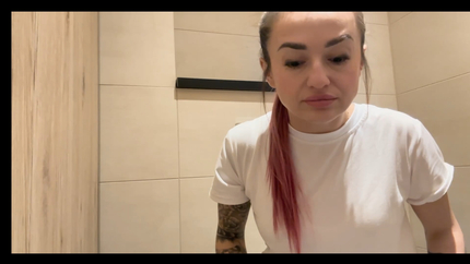 GIRL VOMITING TOILET PUBLIC