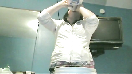 GIRL VOMITS MILK AND SODA
